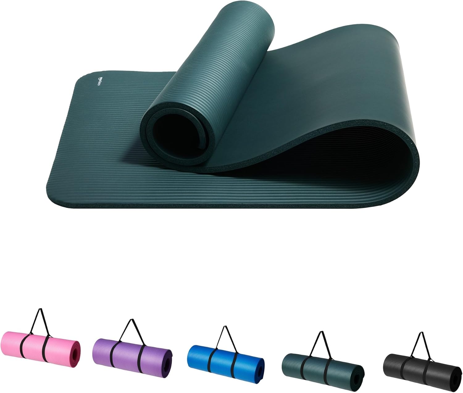Amazonベーシック ヨガマット トレーニングマット 188×61×1cm（極厚・キャリーストラップ付）