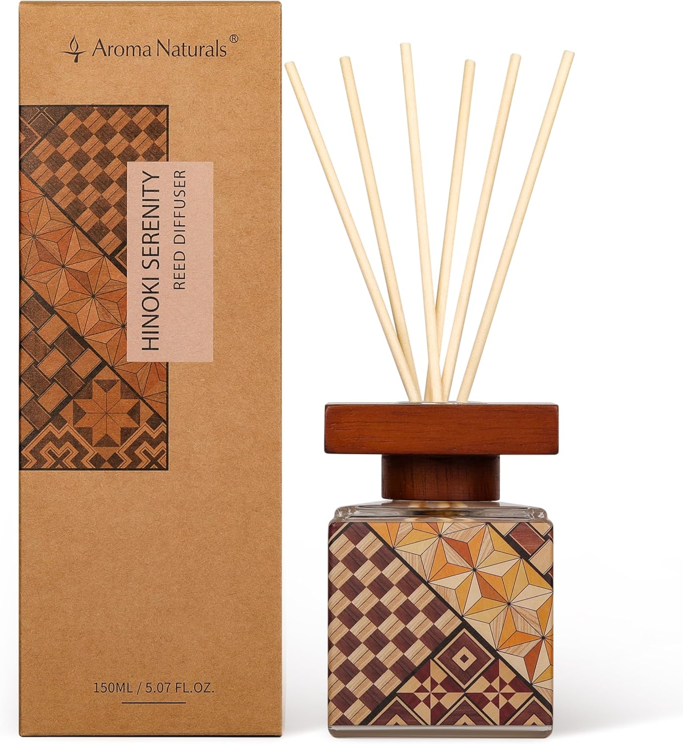 Aroma Naturals 和風リードディフューザー Hinoki（ヒノキ）150ml